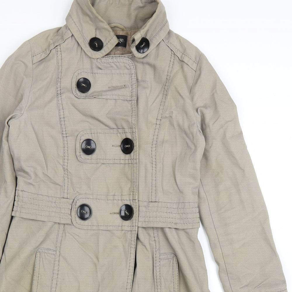 George Womens Beige   Jacket Coat Size 8
