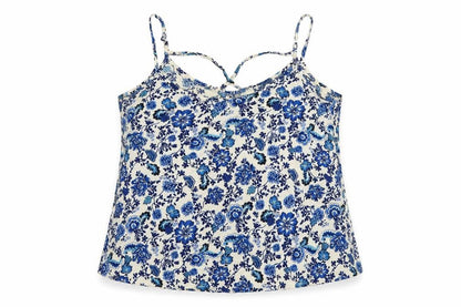 Womens UK Size 6 Divided by H&M Blue Basic Tank