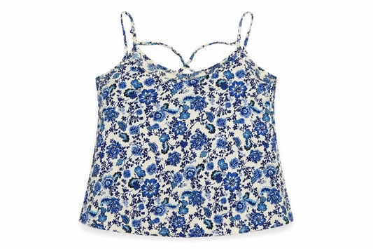Womens UK Size 6 Divided by H&M Blue Basic Tank