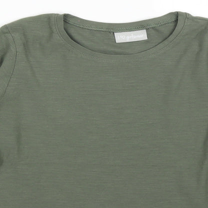 I love girls wear Girls Green   Basic T-Shirt Size 8 Years
