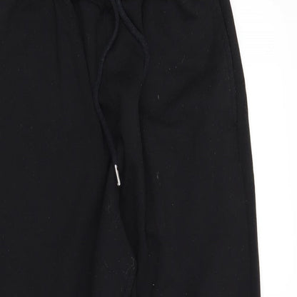 Womens UK Size 8 ASOS Regular Fit Sweatpants Black Trousers