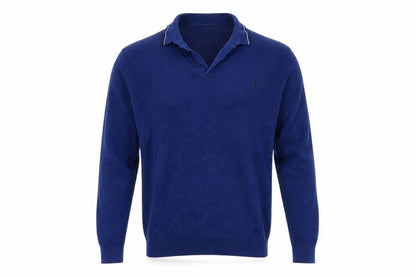 Mens UK Size S Preworn Blue Pullover Jumper