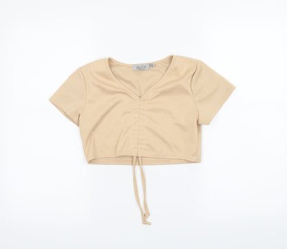 struct collective Womens Pink   Cropped T-Shirt Size 12