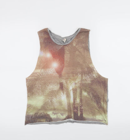 Diverse Womens Beige   Basic Tank Size XS