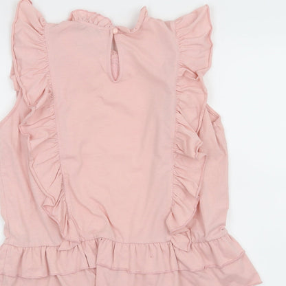 Womens UK Size XS RESERVED Pink Basic Blouse