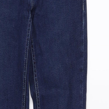Womens UK Size 6 Diverse Regular Fit Skinny Blue Jeans