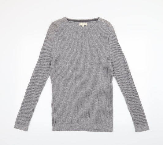River Island Mens Grey   Pullover Jumper Size L