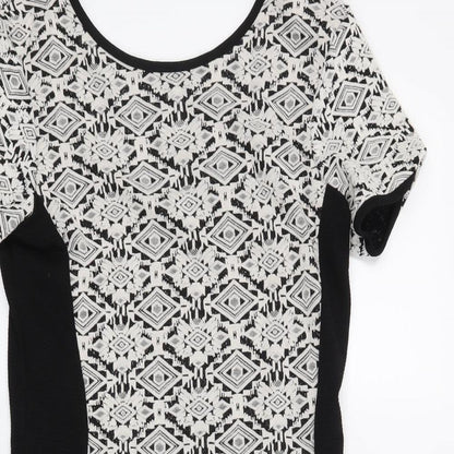 River Island Womens Black   Bodycon  Size 10