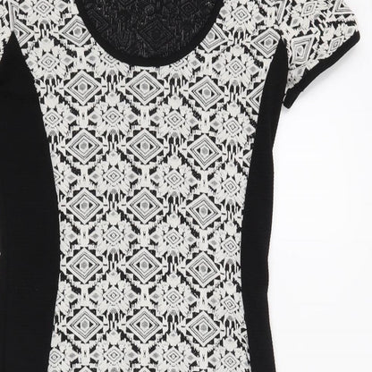 River Island Womens Black   Bodycon  Size 10
