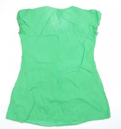 people Womens Green   Basic Blouse Size M