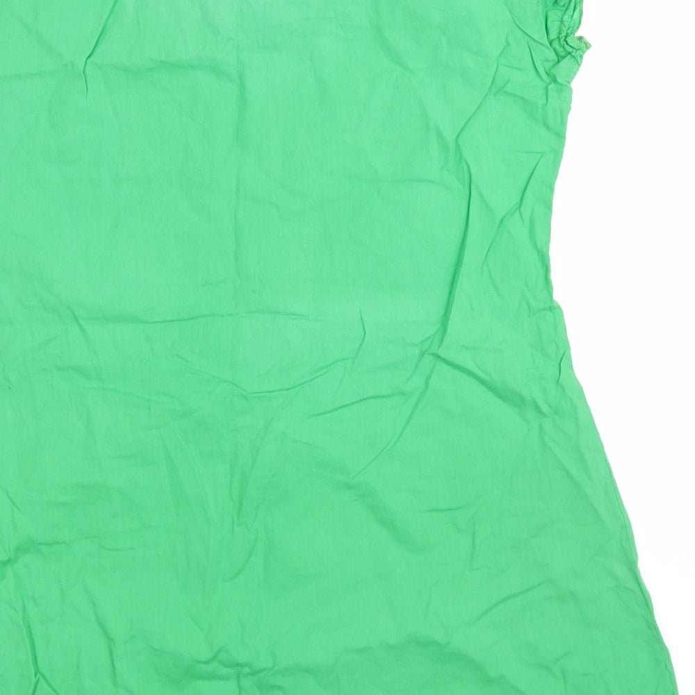 people Womens Green   Basic Blouse Size M