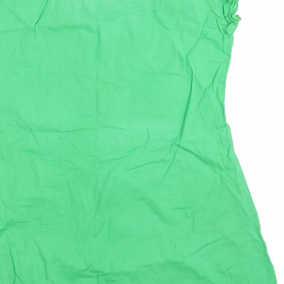 people Womens Green   Basic Blouse Size M