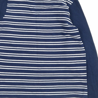 Matalan Boys Blue Striped  Pullover Sweatshirt Size 6-7 Years