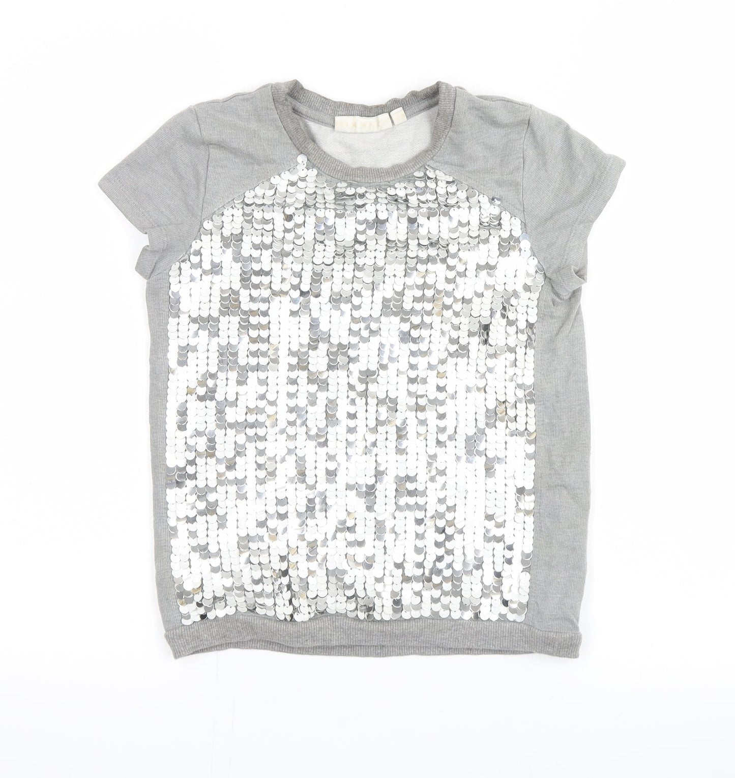 tammygirl Girls Grey   Basic T-Shirt Size 9-10 Years