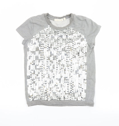 tammygirl Girls Grey   Basic T-Shirt Size 9-10 Years