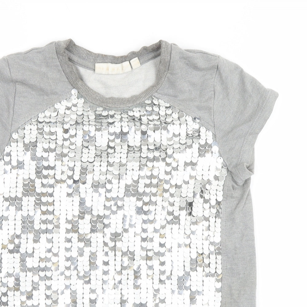tammygirl Girls Grey   Basic T-Shirt Size 9-10 Years