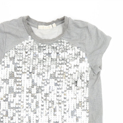 tammygirl Girls Grey   Basic T-Shirt Size 9-10 Years