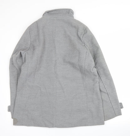 atmosphre Womens Grey   Trench Coat Coat Size 16