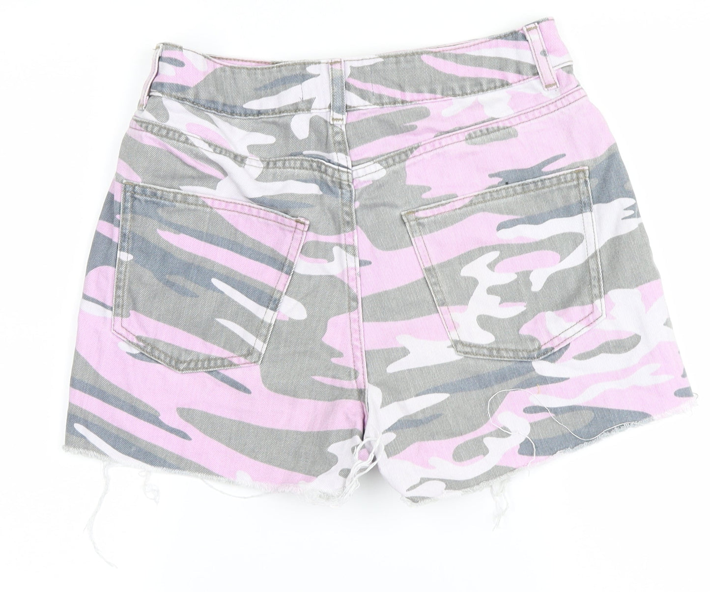 New Look Girls Pink Camouflage  Cargo Shorts Size 14 Years