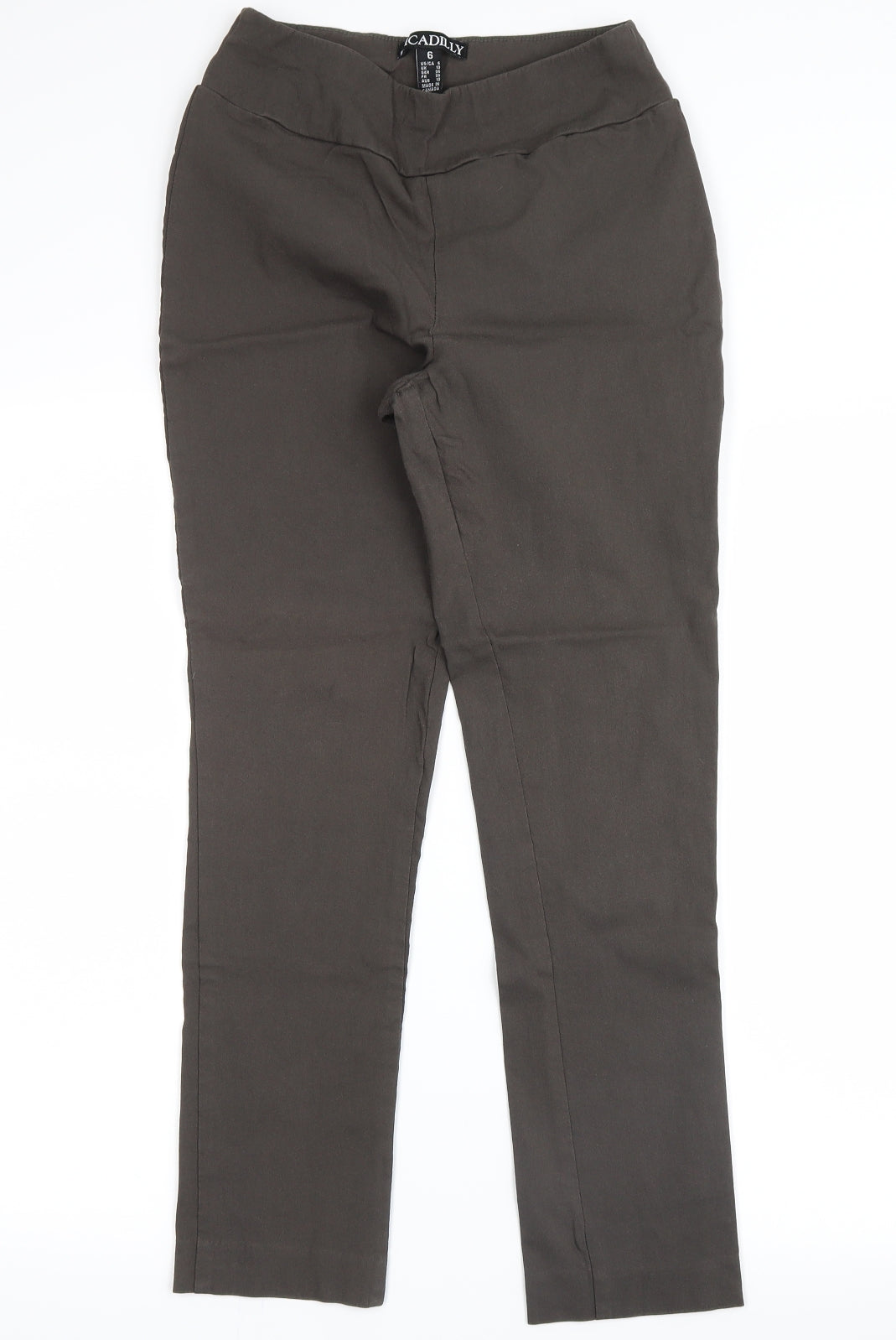 Picadilly Womens Brown   Trousers  Size 6