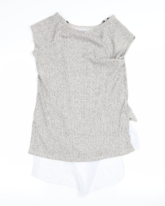 Green Envelope Womens Grey   Pullover Jumper Size S