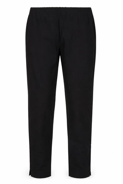 Womens UK Size 8 ecru Regular Fit  Black Trousers