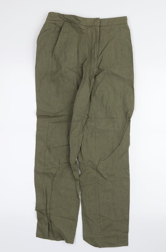 H&M Womens Green   Trousers  Size 6
