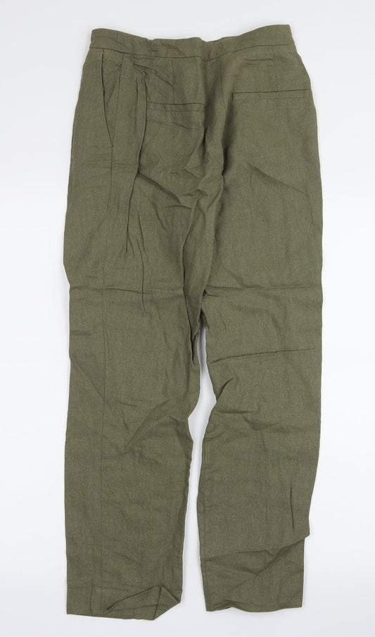 H&M Womens Green   Trousers  Size 6
