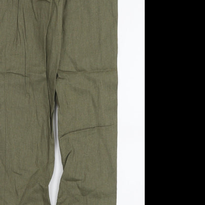 H&M Womens Green   Trousers  Size 6