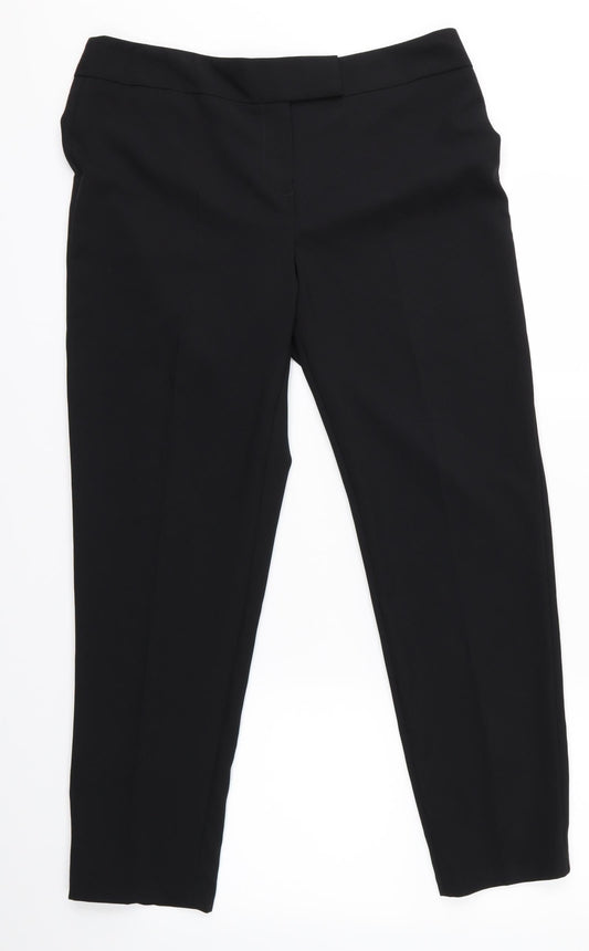 George Womens Black   Dress Pants Trousers Size 14 L28 in