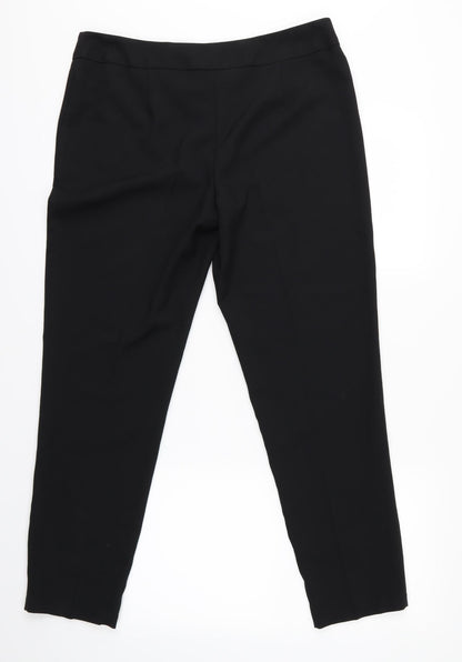 George Womens Black   Dress Pants Trousers Size 14 L28 in
