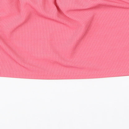 pretty little thing Womens Pink   Basic Blouse Size 8