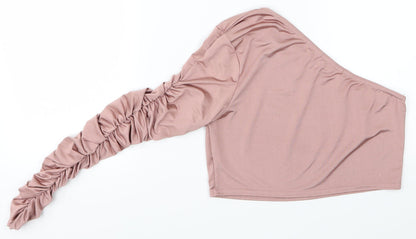 Womens UK Size 10 Femme Luxe Pink Basic Blouse