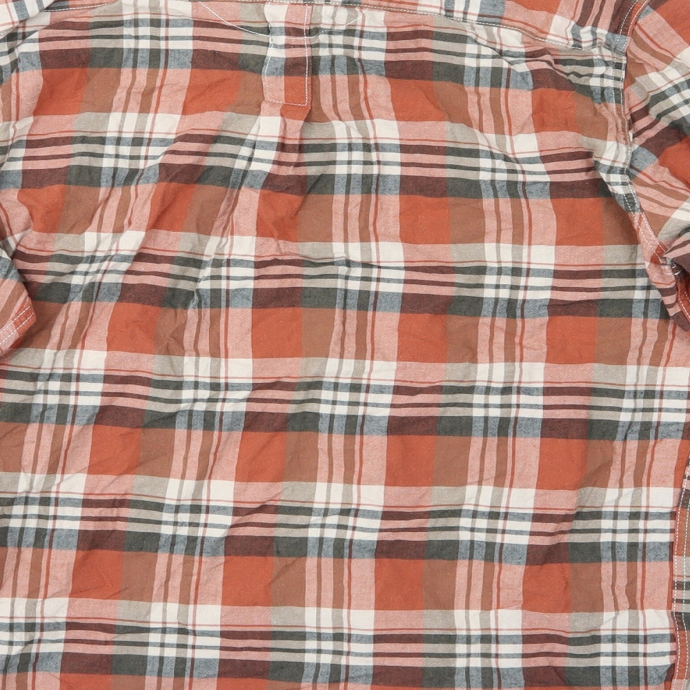Mens UK Size L Debenhams Red  Button-Up Long Sleeve Casual Shirt