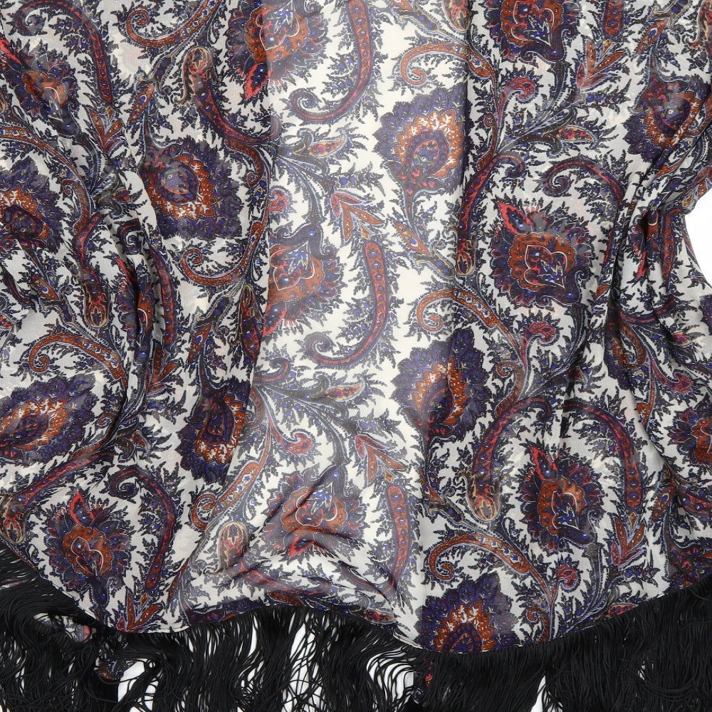 Womens UK Size 12 Select Multicoloured Kimono Coat