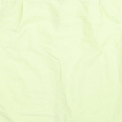 Mens UK Size 15.5 Biente Green  Button-Up Short Sleeve Casual Shirt