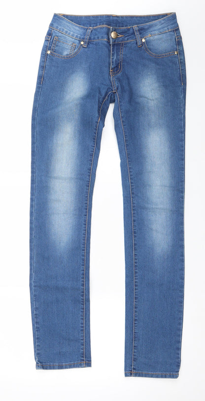 Mileno Womens Blue   Straight Jeans Size M L32 in