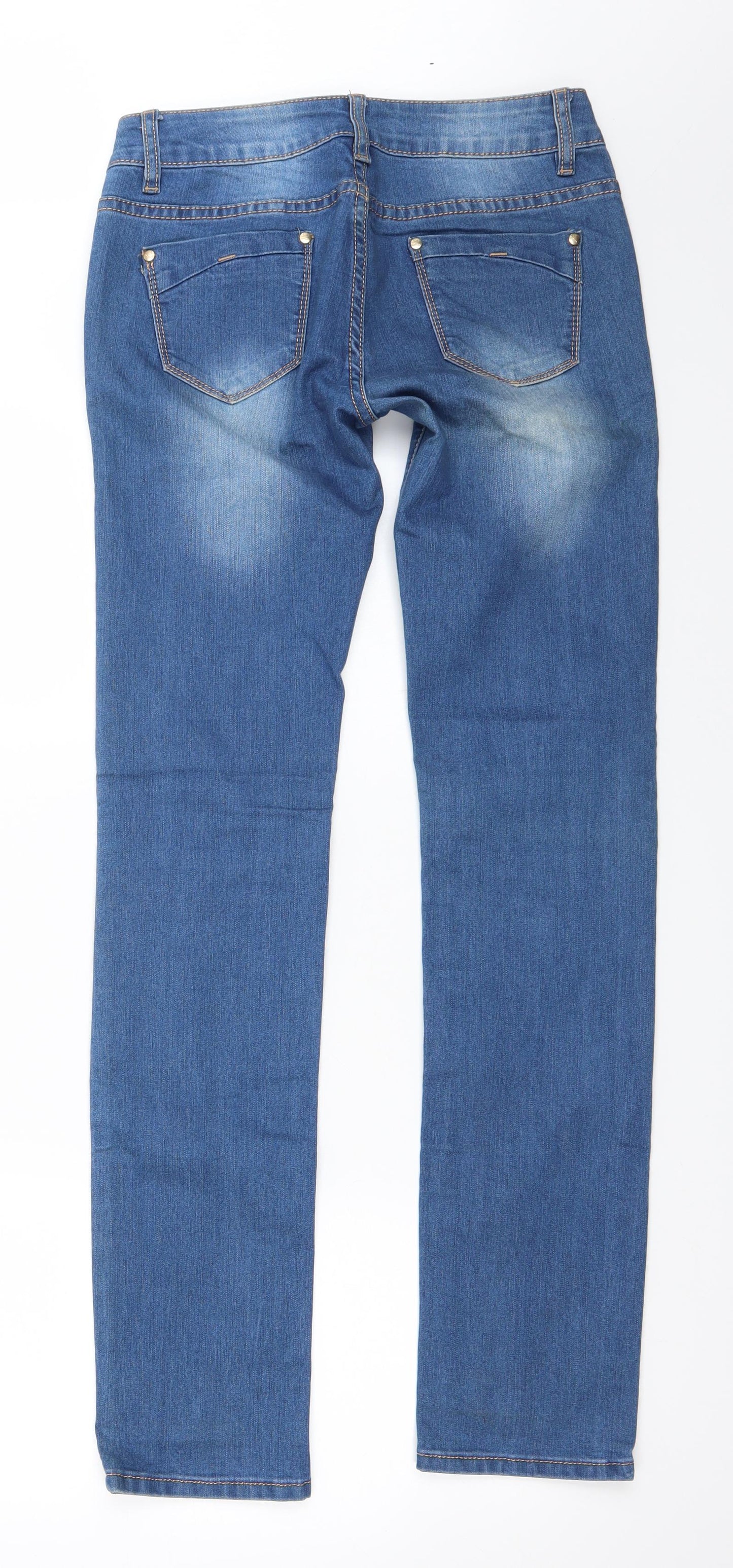 Mileno Womens Blue   Straight Jeans Size M L32 in