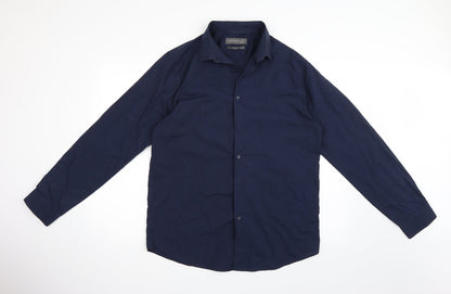 Primark Mens Blue    Button-Up Size 15.5