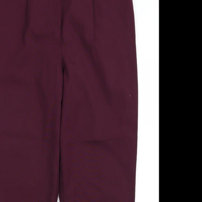 Newlook Womens Purple   Trousers  Size 12 L27 in