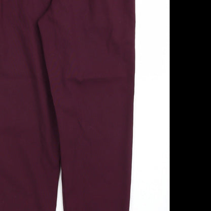 Newlook Womens Purple   Trousers  Size 12 L27 in