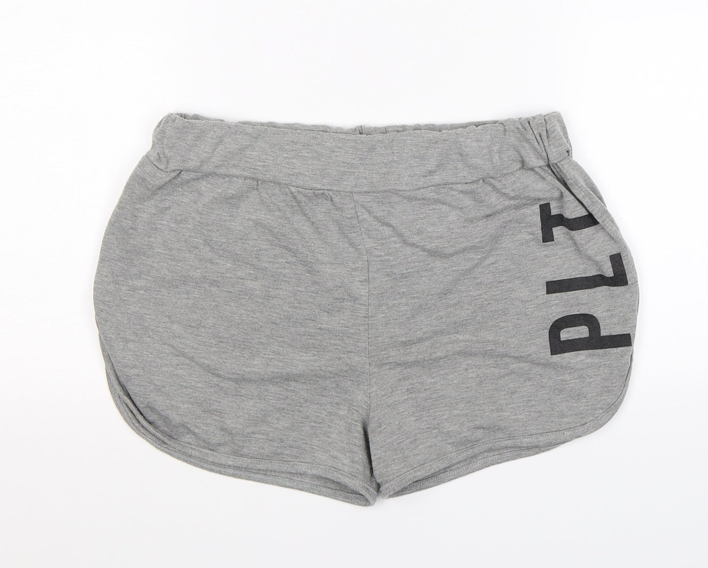 Pretty Little Thing  Womens Grey  Jersey Sweat Shorts Size 12 - PLT