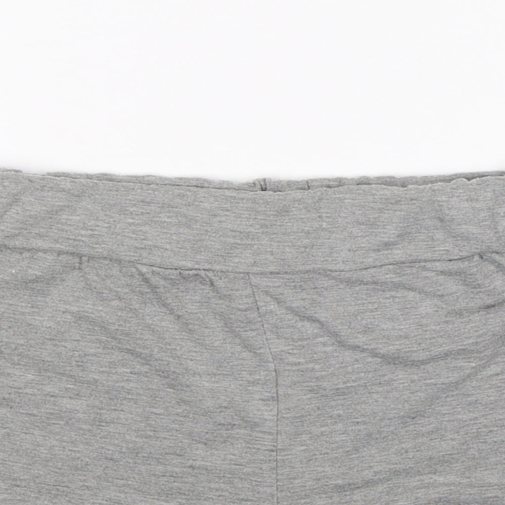 Pretty Little Thing  Womens Grey  Jersey Sweat Shorts Size 12 - PLT