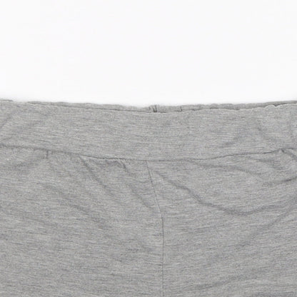 Pretty Little Thing  Womens Grey  Jersey Sweat Shorts Size 12 - PLT