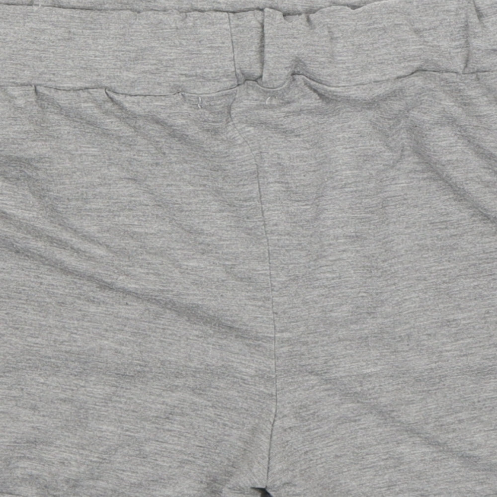 Pretty Little Thing  Womens Grey  Jersey Sweat Shorts Size 12 - PLT