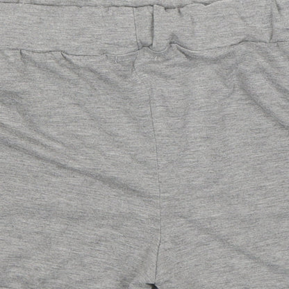 Pretty Little Thing  Womens Grey  Jersey Sweat Shorts Size 12 - PLT