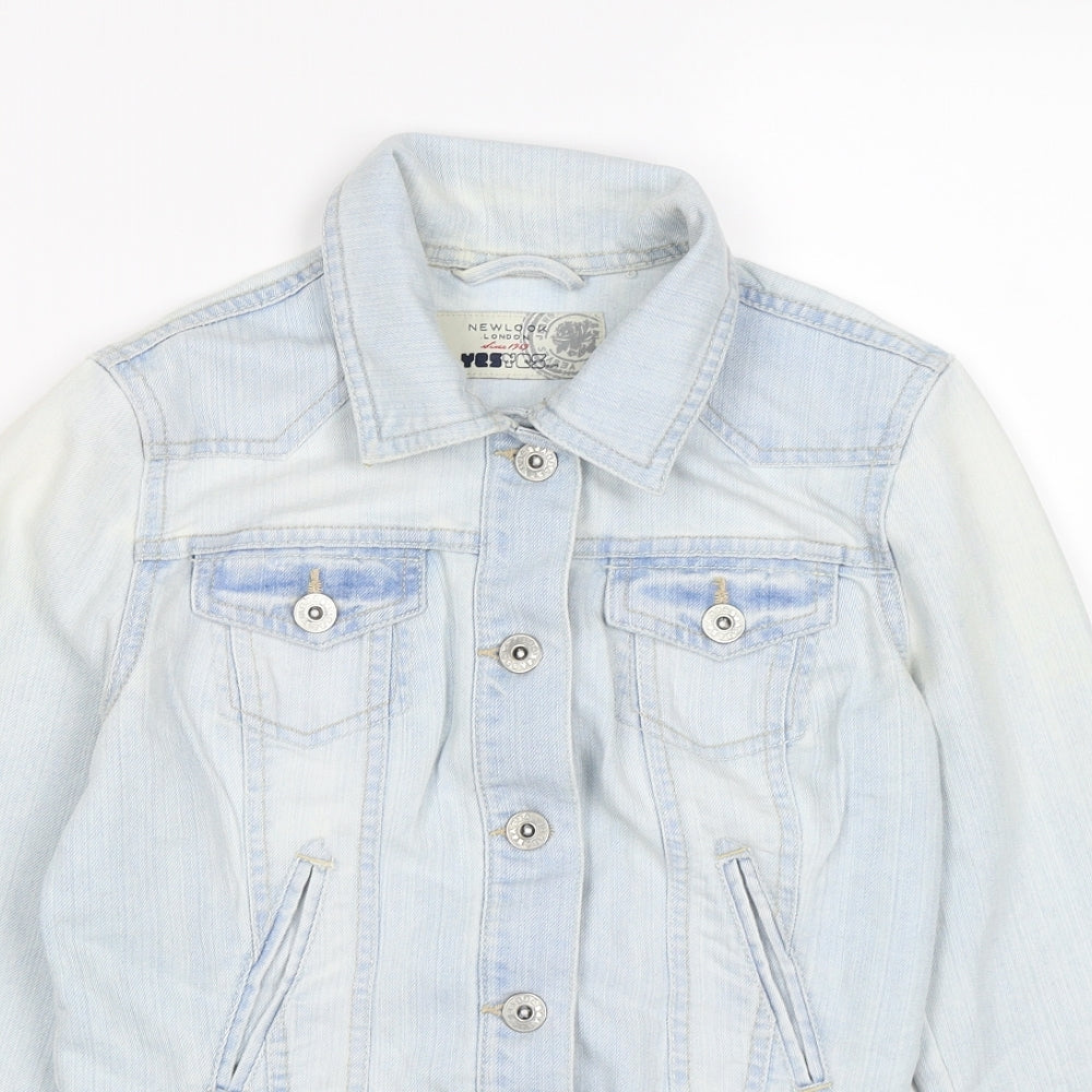 Womens UK Size 8 New Look Blue Jacket