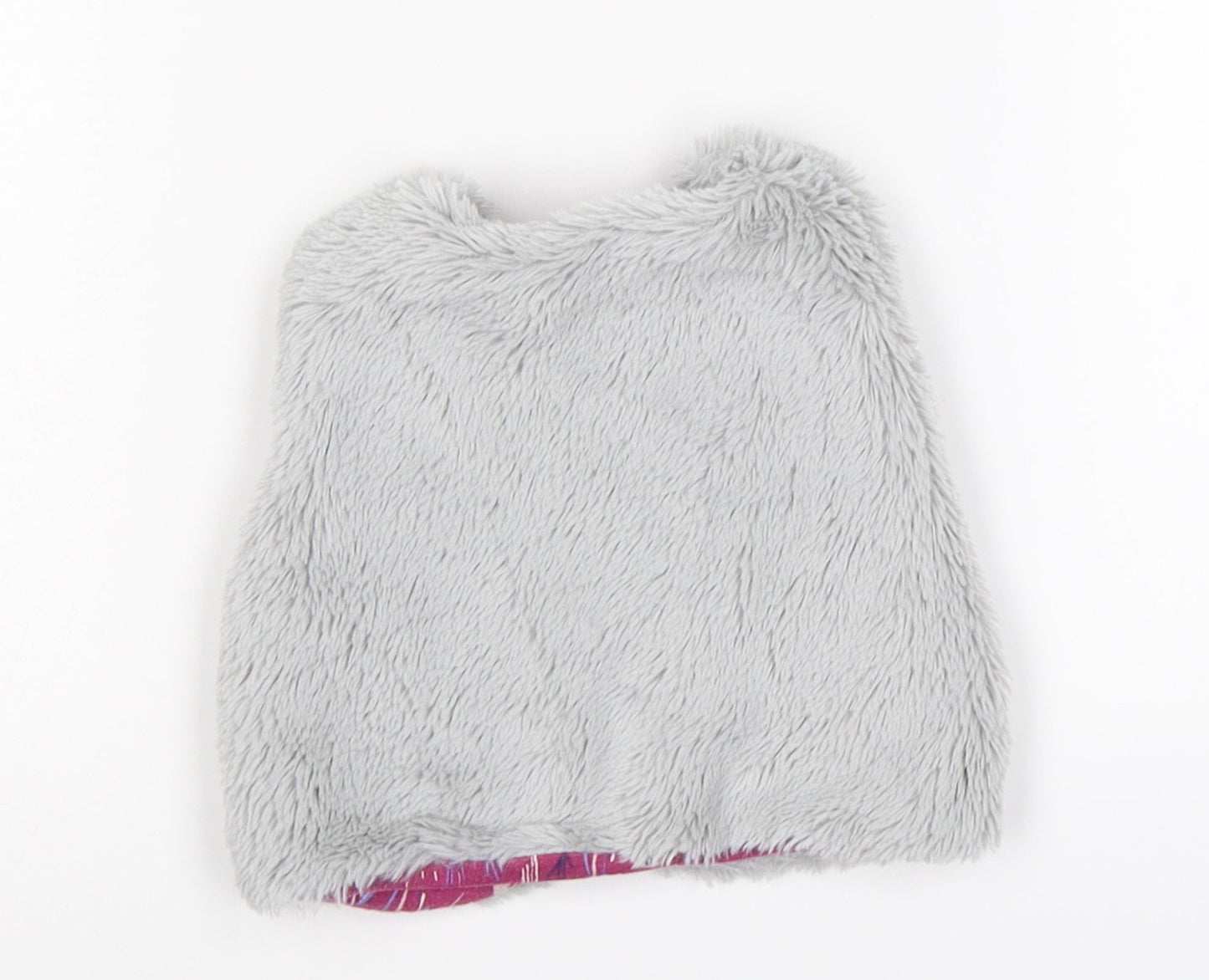 TU Girls Grey   Vest Jumper Size 9-12 Months  - faux fur