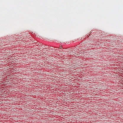 Primark Girls Pink  Knit Pullover Jumper Size 3-6 Months