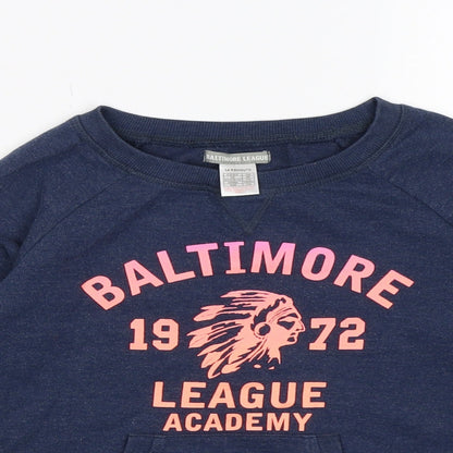 baltimore league Boys Blue  Jersey Pullover Jumper Size 10 Years  - Baltimore League Academy